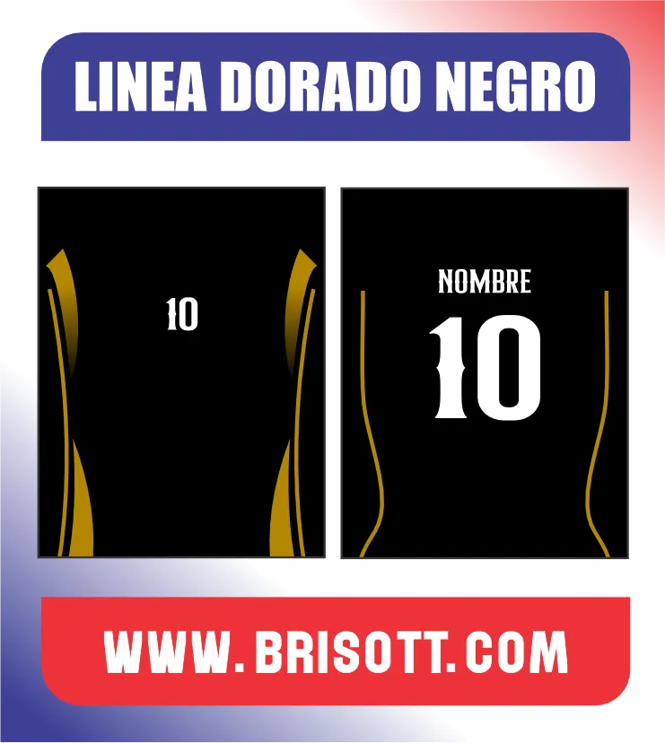 LINEA DORADO NEGRO